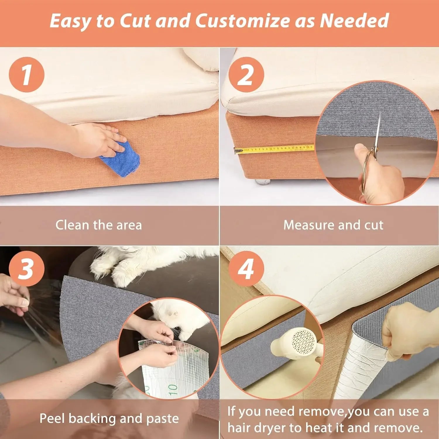 Cat Scratching Adhesive Tape - Protect Your Furniture