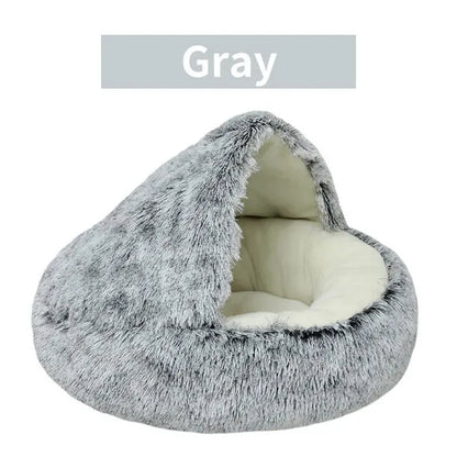 Nest Cave - Soft Plush Pet Bed with Cover 