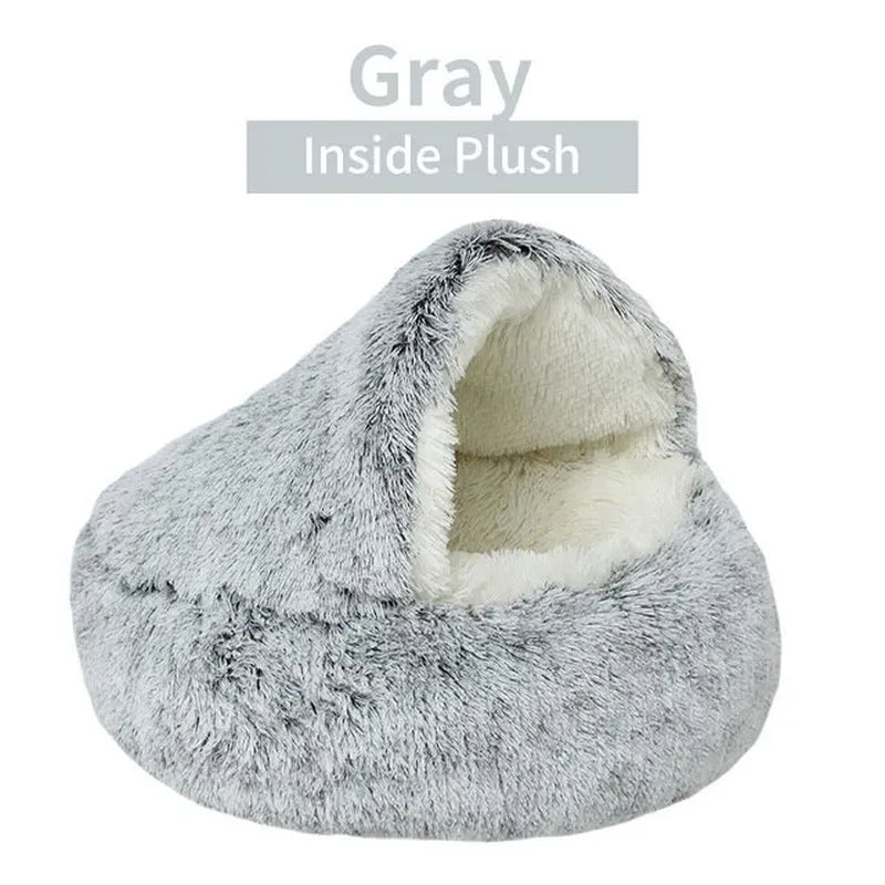 Nest Cave - Soft Plush Pet Bed with Cover 