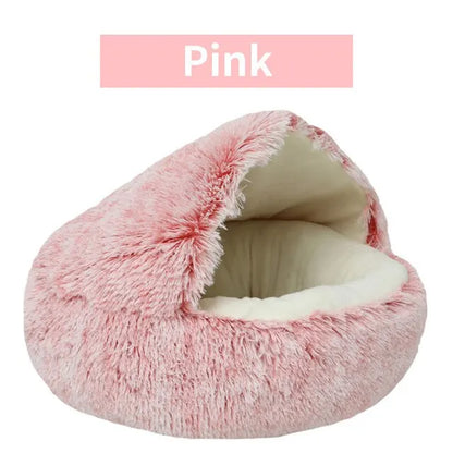 Nest Cave - Soft Plush Pet Bed with Cover 