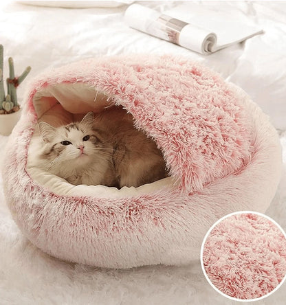 Nest Cave - Soft Plush Pet Bed with Cover 