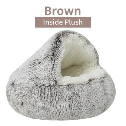 Nest Cave - Soft Plush Pet Bed with Cover 