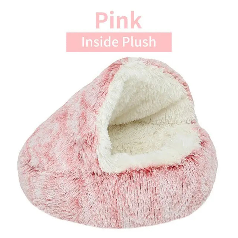 Nest Cave - Soft Plush Pet Bed with Cover 